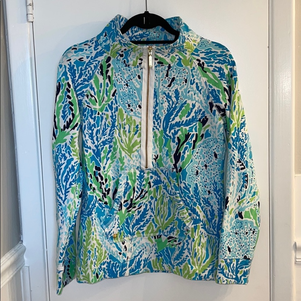 NWOT Lily Pulitzer half zip pullover